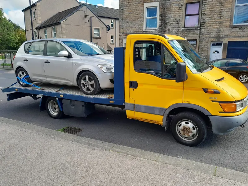 Car collected for scrap near Brampton